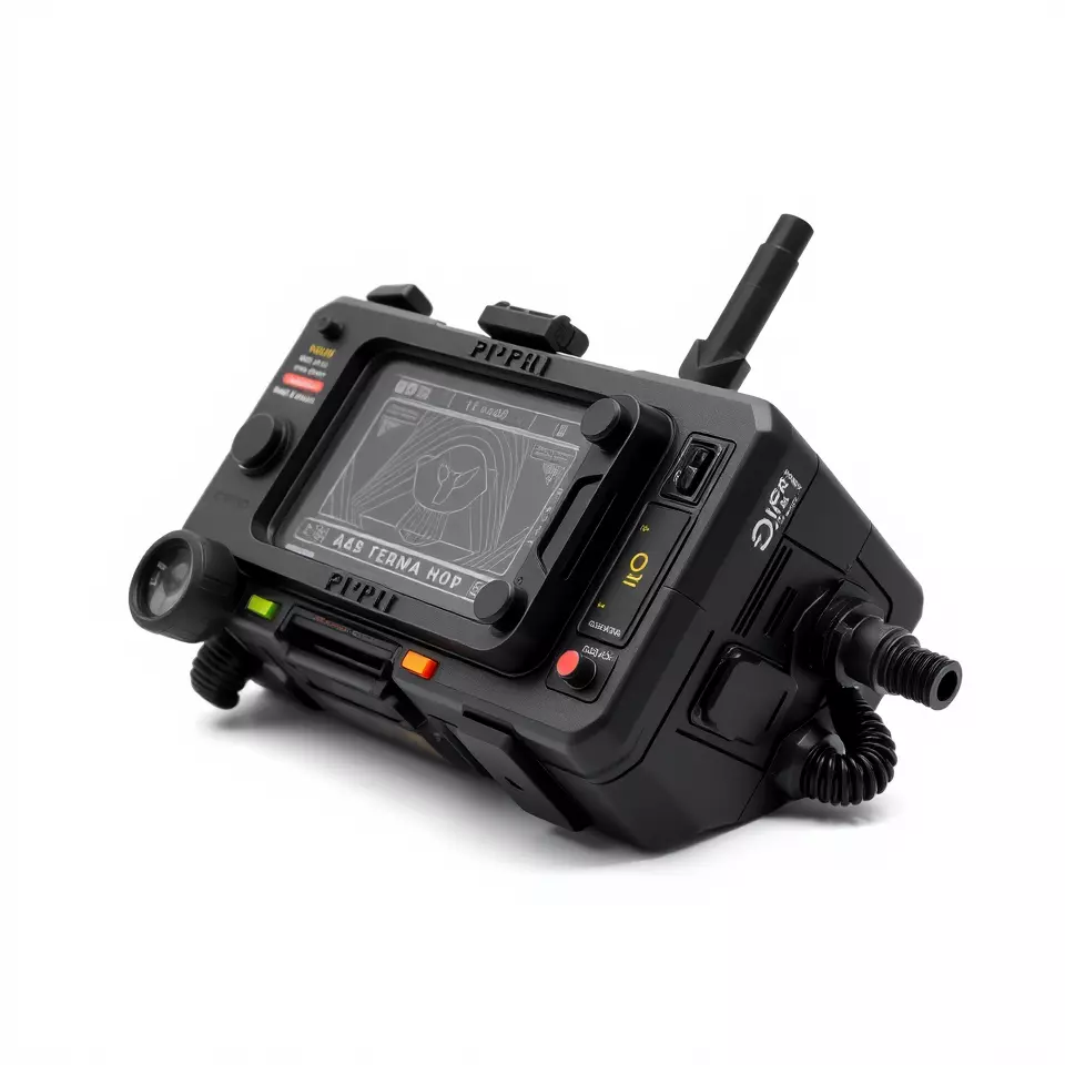 Retro Futuristic Device Model Pack Low-poly 3D model_3