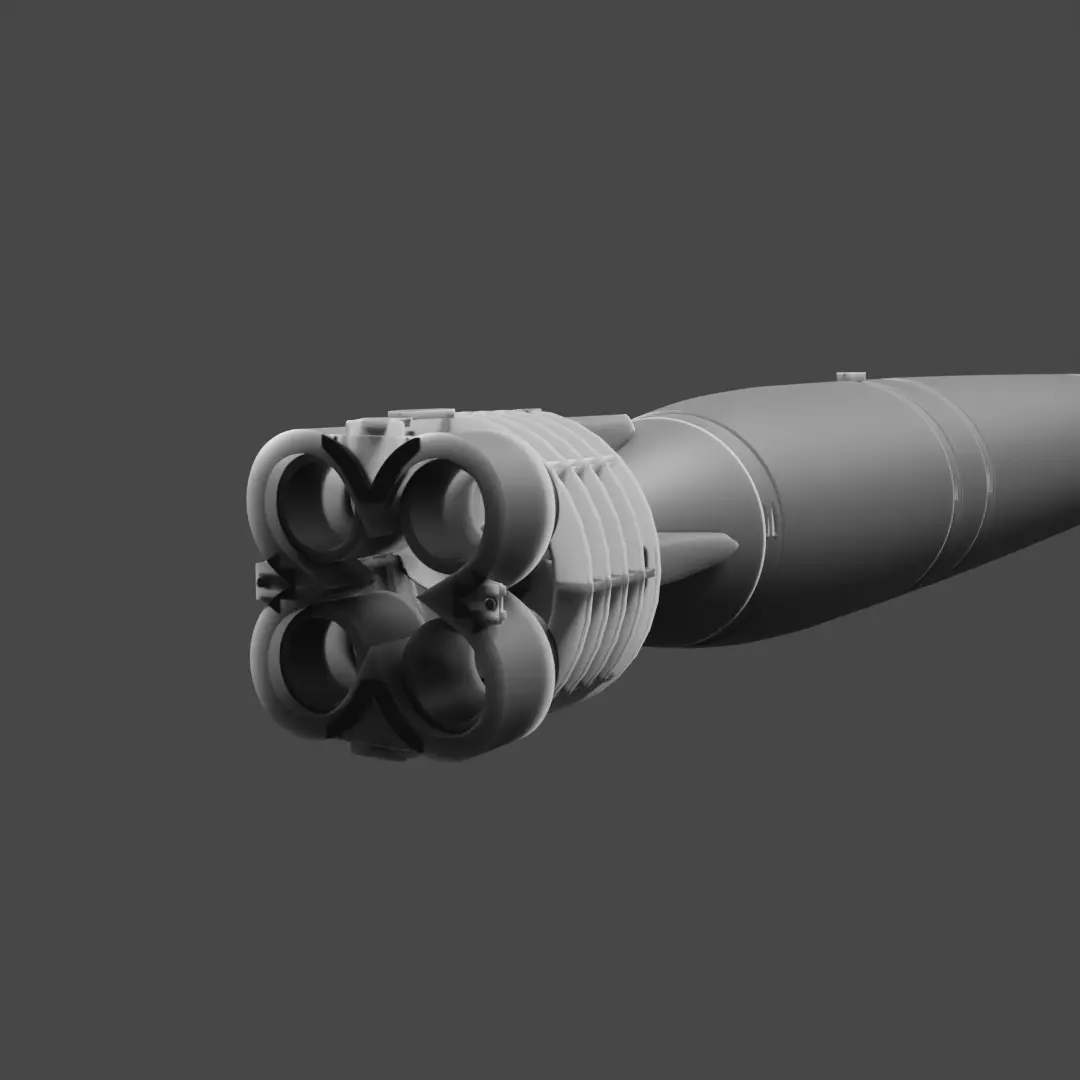 3D printable Torpedo 3D print model_3
