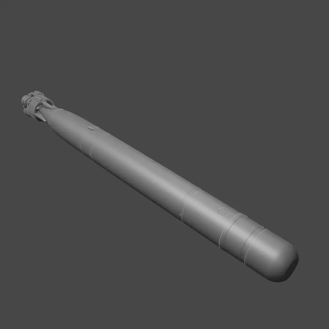3D printable Torpedo 3D print model_0