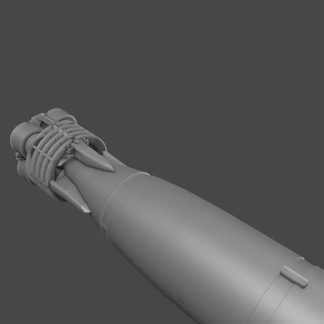 3D printable Torpedo 3D print model_1