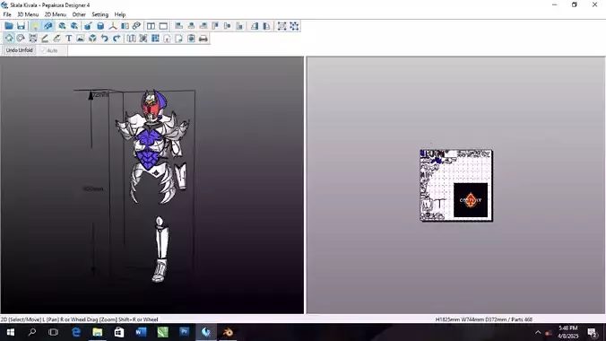 Kamen Rider Kivala Pepakura Foam Unfold