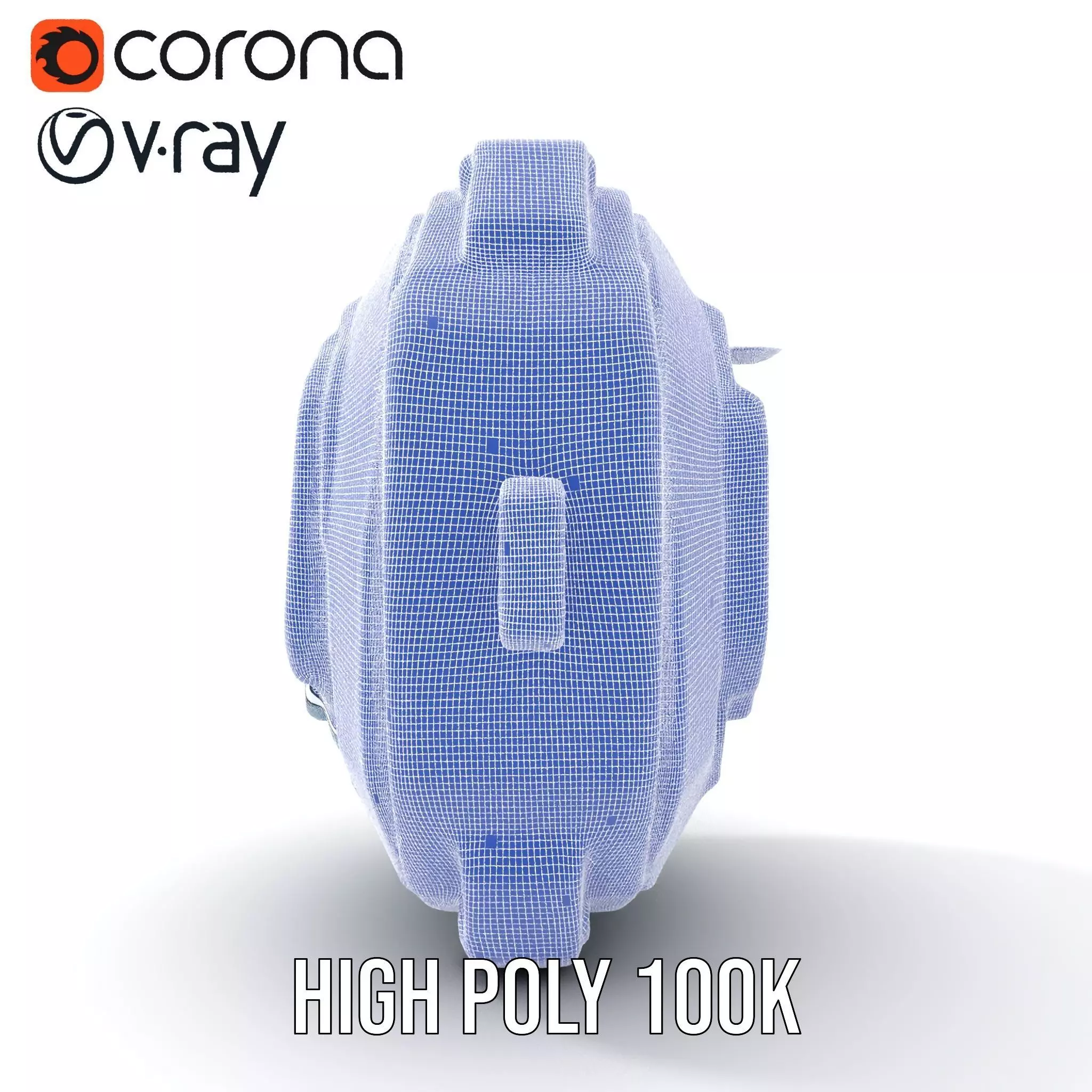 Futuristic WallMounted Interface model pack Low-poly 3D model_33