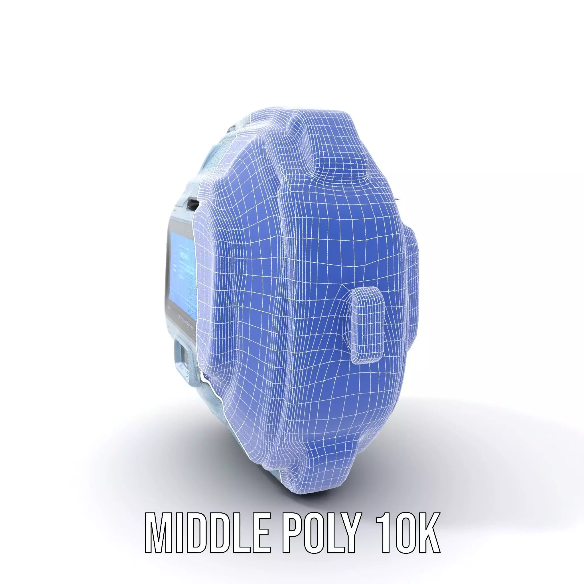 Futuristic WallMounted Interface model pack Low-poly 3D model_20