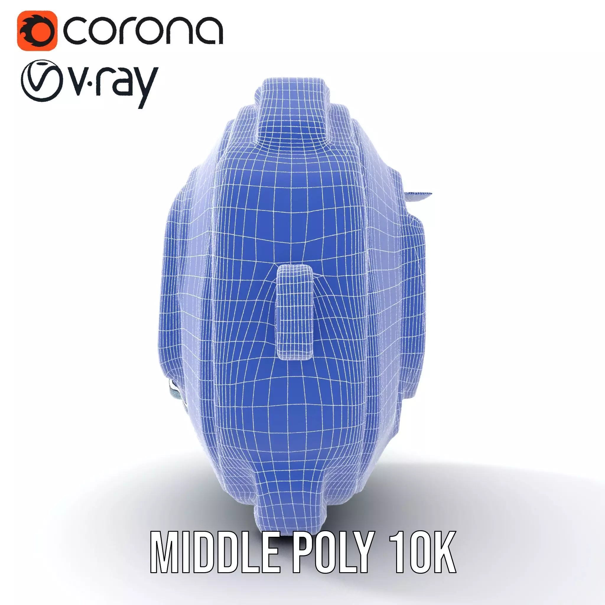 Futuristic WallMounted Interface model pack Low-poly 3D model_25