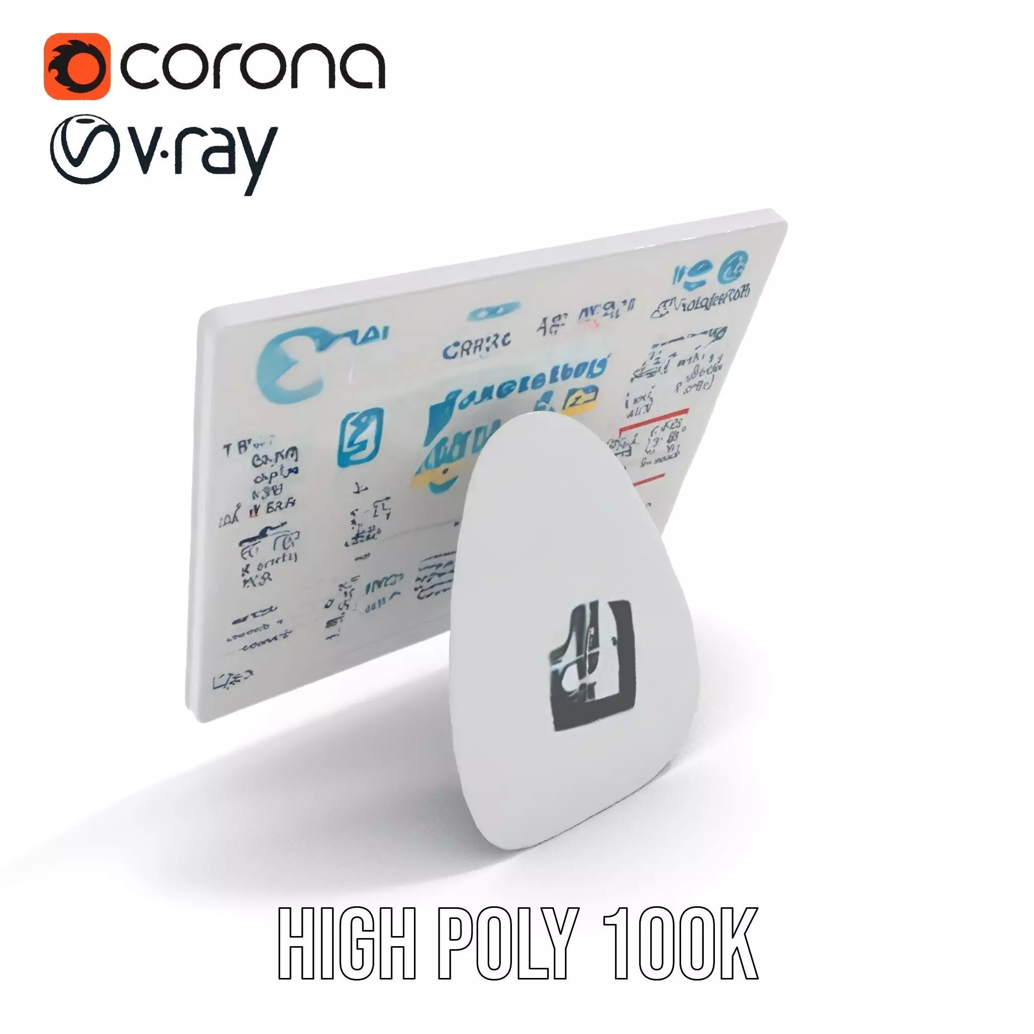 Critical Defrost Procedure Cards Model Pack Low-poly 3D model_24