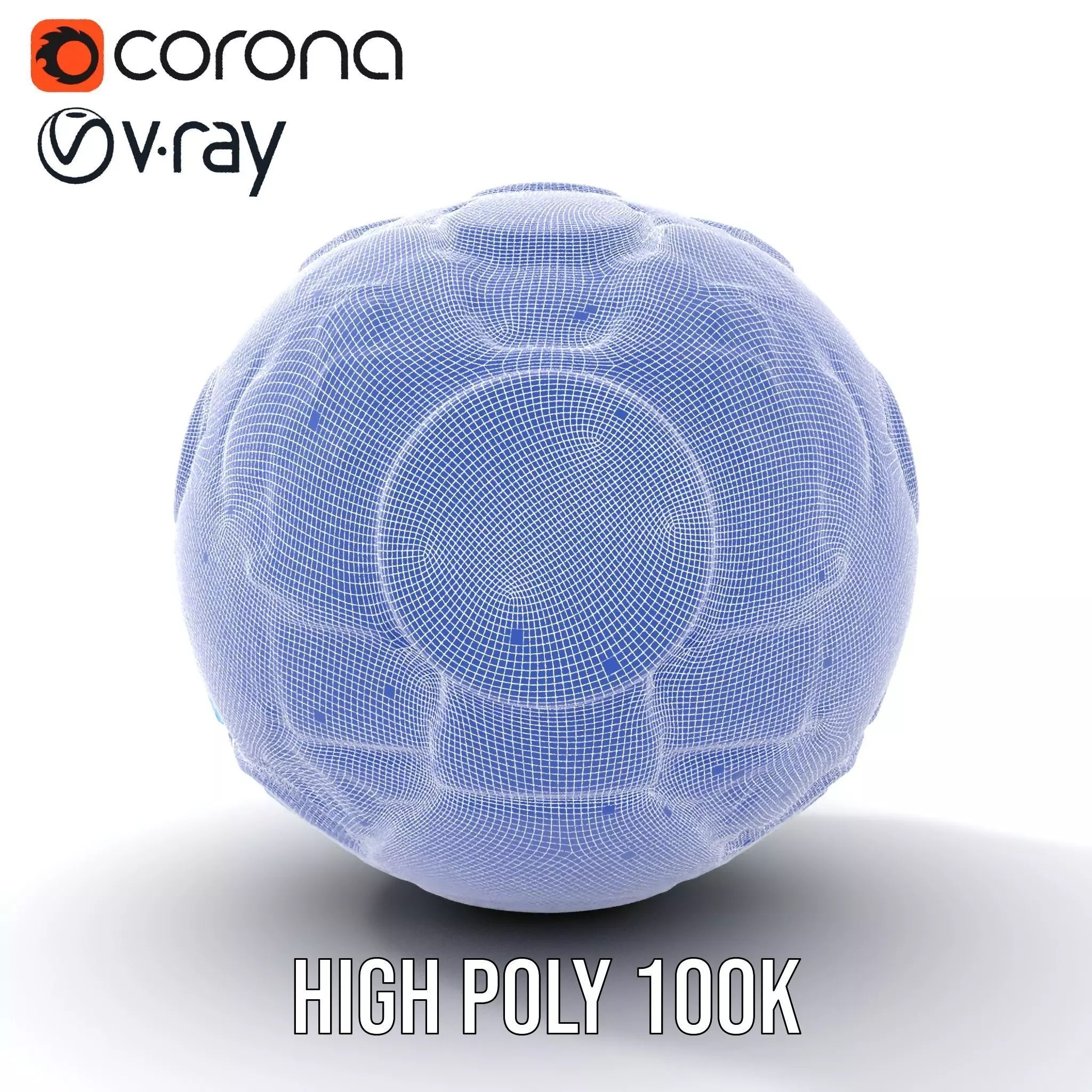 Holographic Interface Sphere Model Pack Low-poly 3D model_35