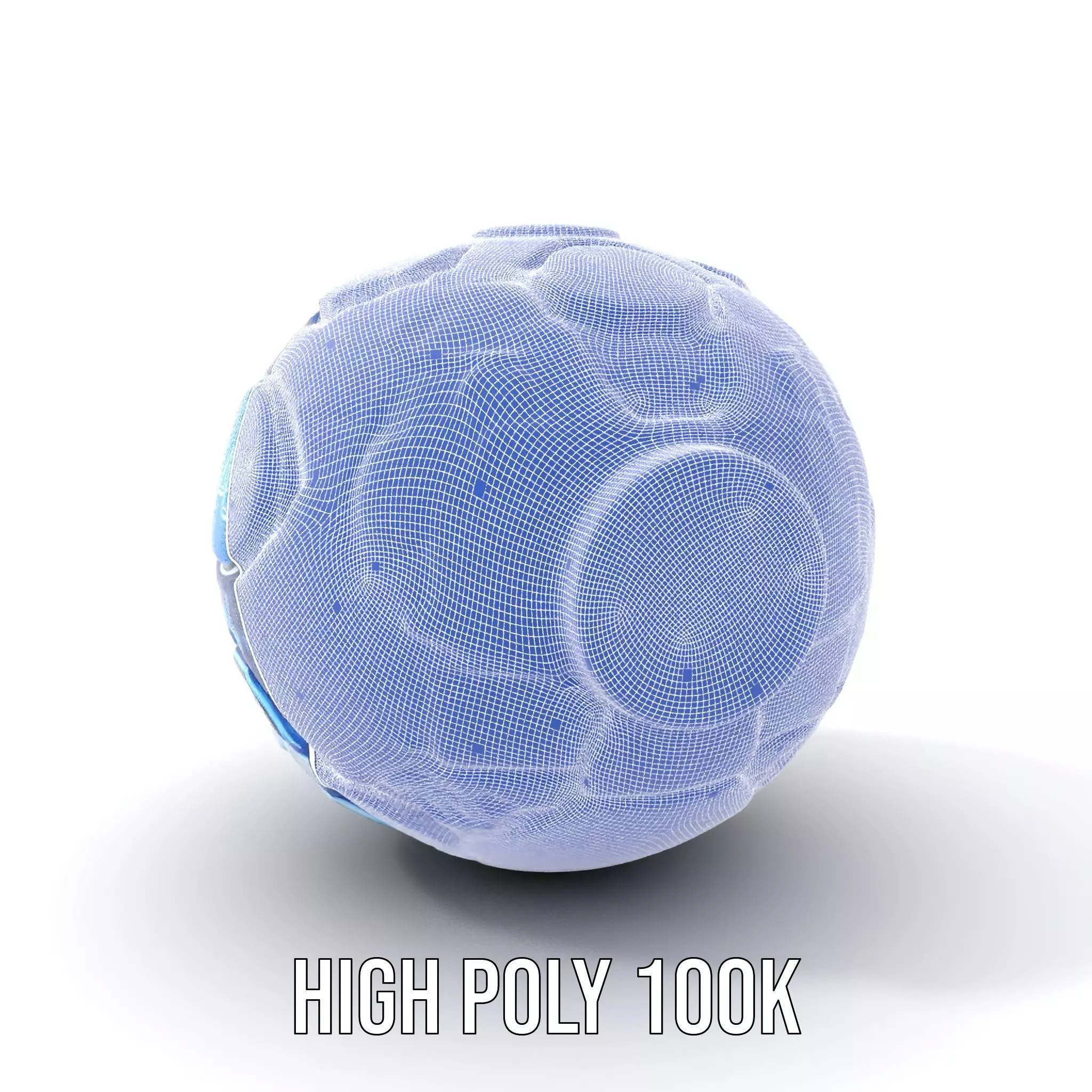 Holographic Interface Sphere Model Pack Low-poly 3D model_5