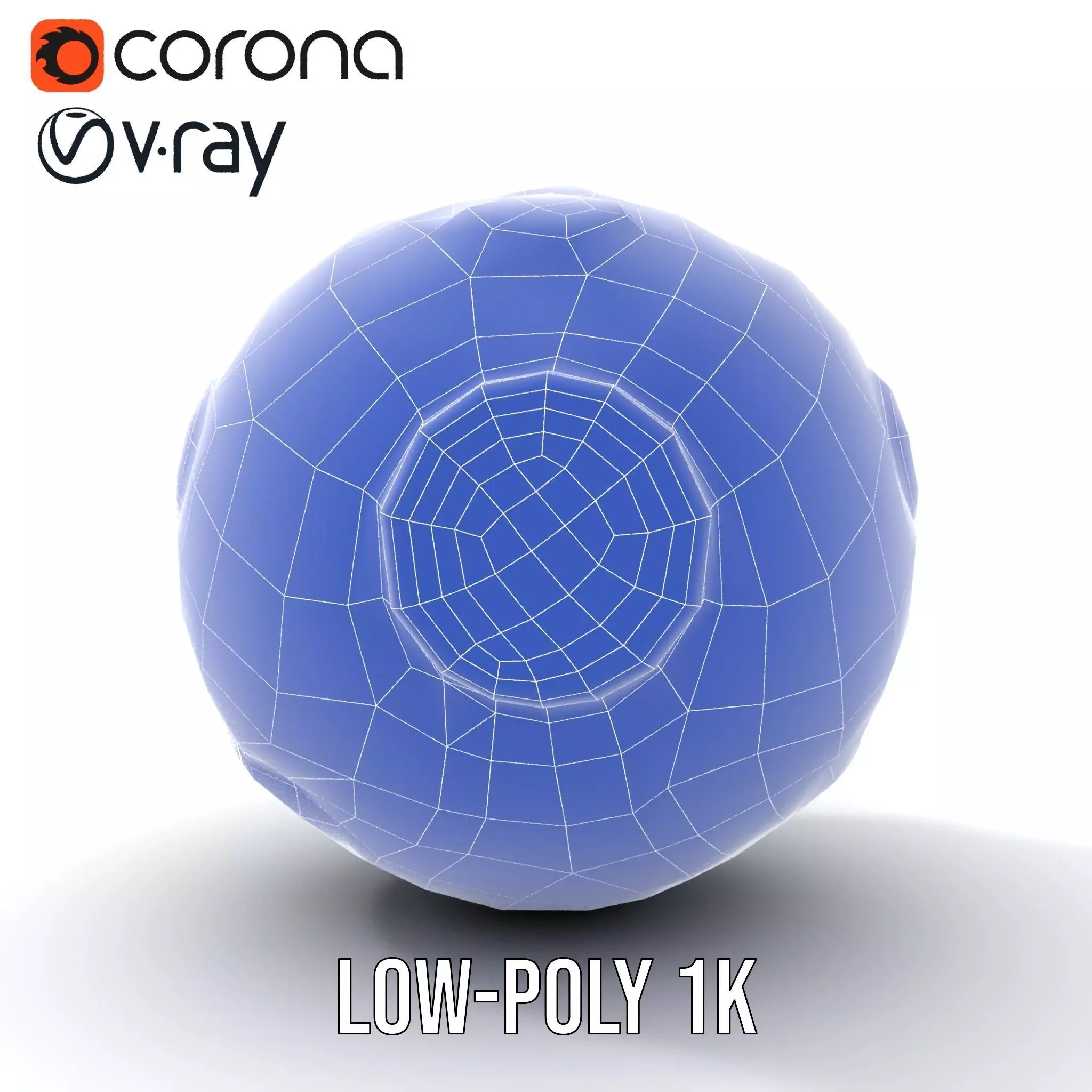 Holographic Interface Sphere Model Pack Low-poly 3D model_32