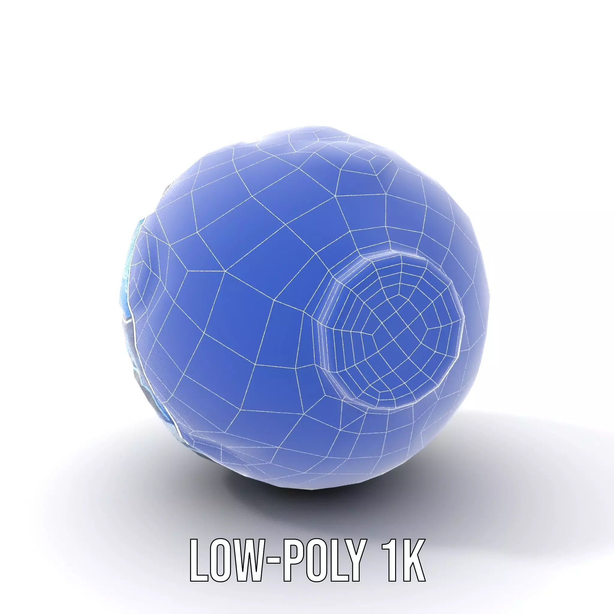 Holographic Interface Sphere Model Pack Low-poly 3D model_15