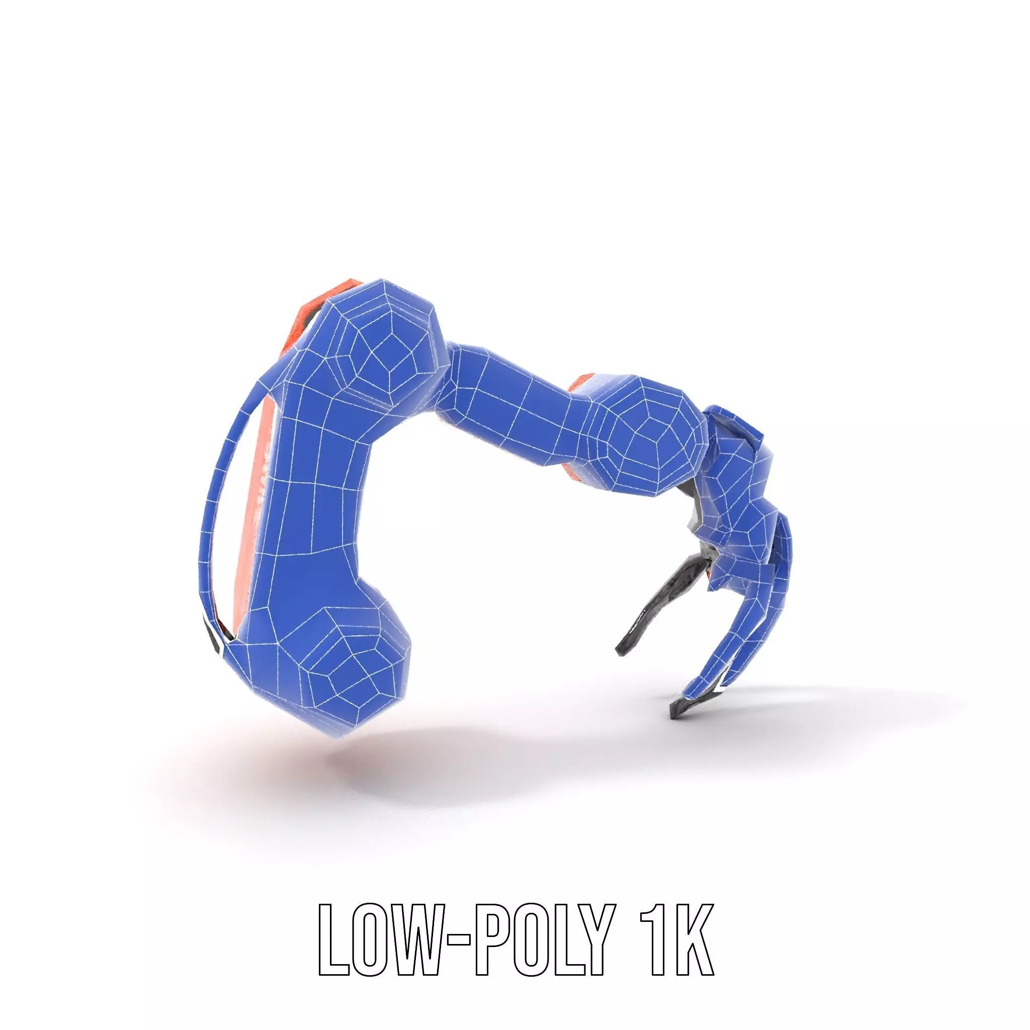 Mechanical Robotic Arm Model Pack Low-poly 3D model_15