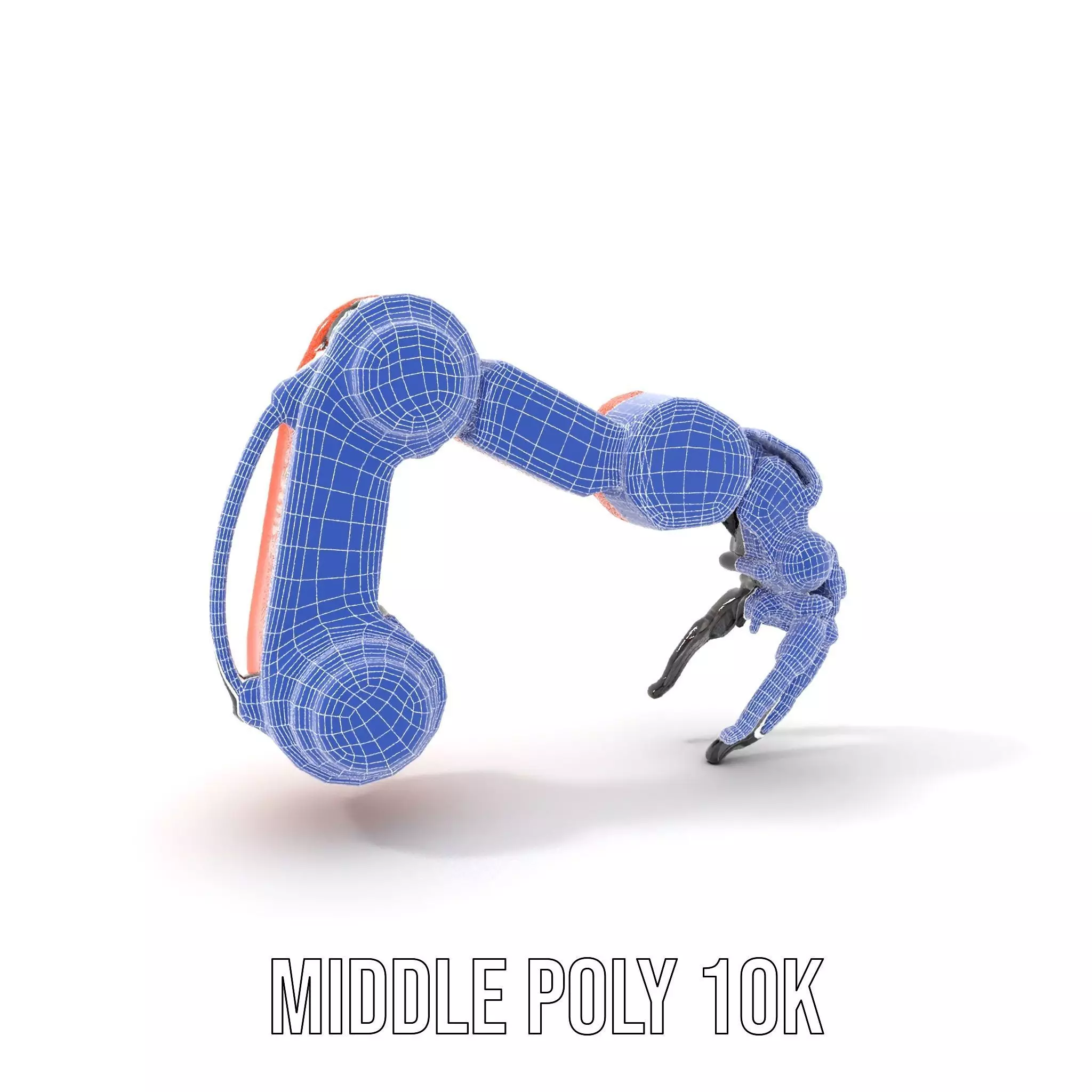 Mechanical Robotic Arm Model Pack Low-poly 3D model_12