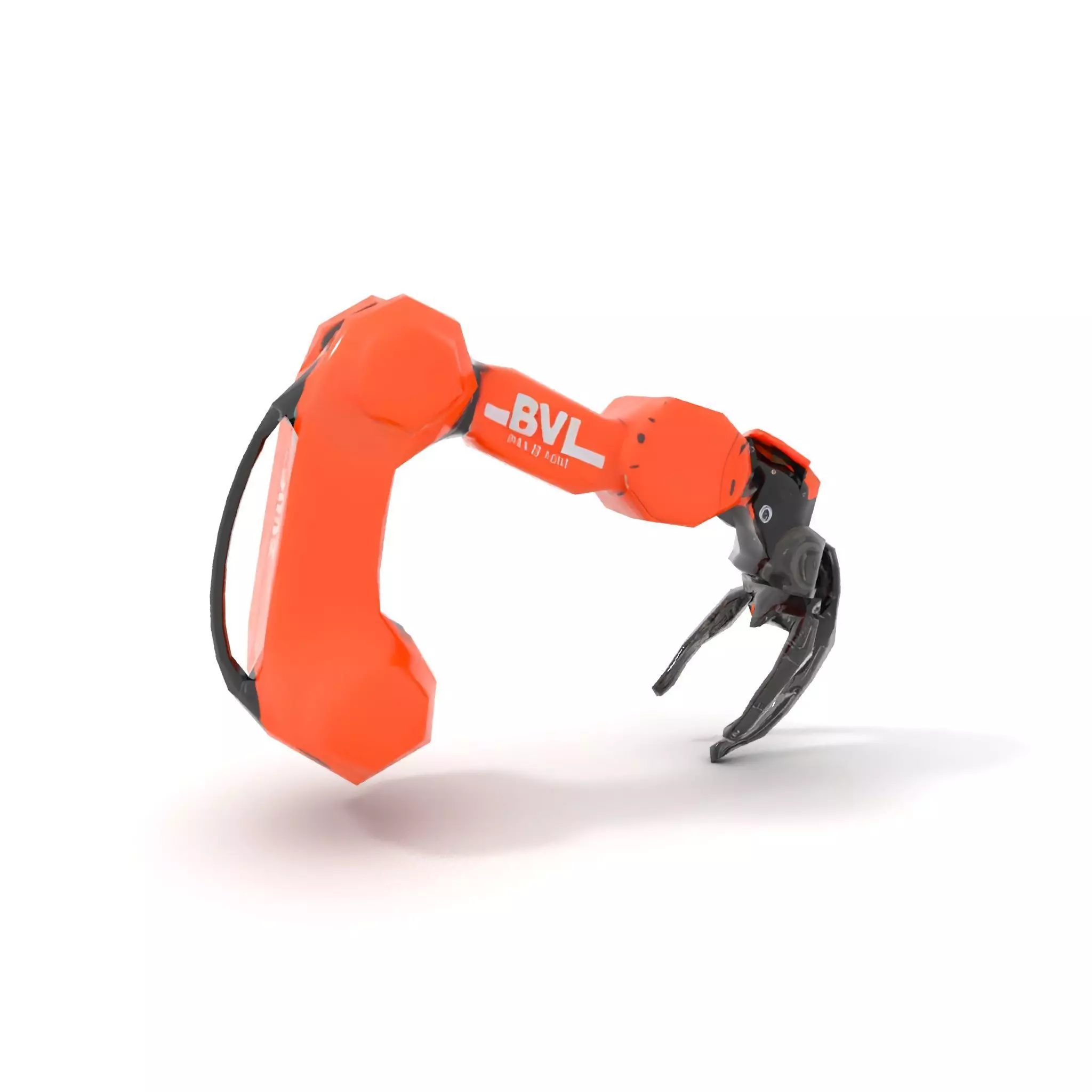 Mechanical Robotic Arm Model Pack Low-poly 3D model_13