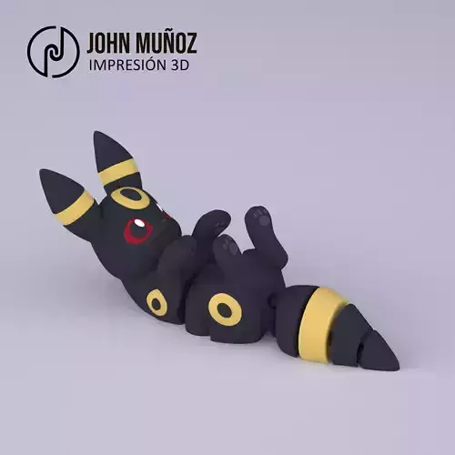 Umbreon Articulated Version and Keychain 3D print model 3D print model