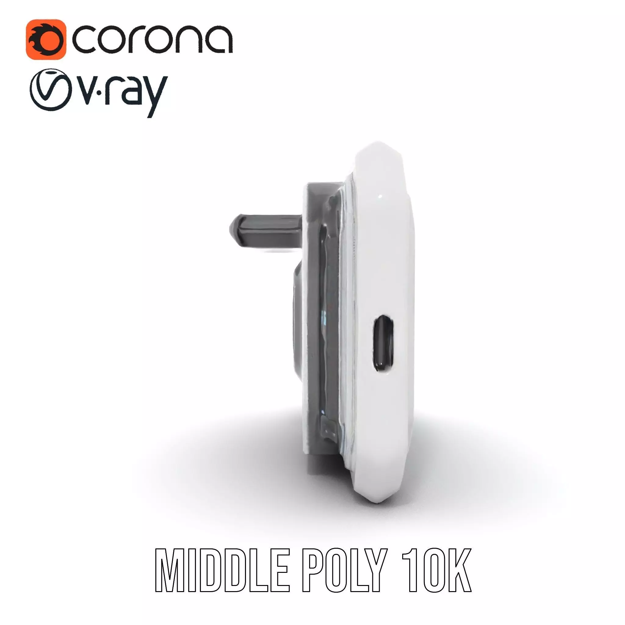 Futuristic Control Panel model pack Low-poly 3D model_14