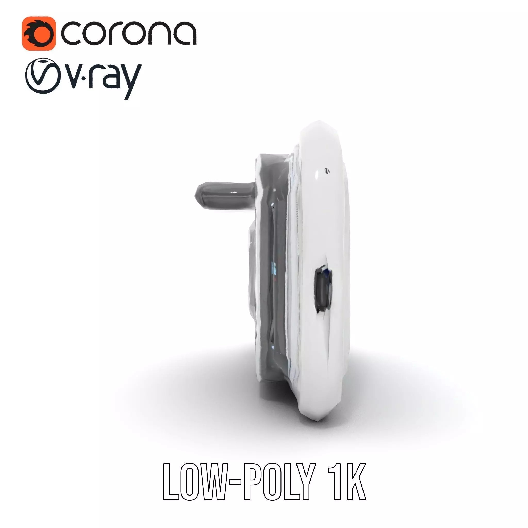 Futuristic Control Panel model pack Low-poly 3D model_21