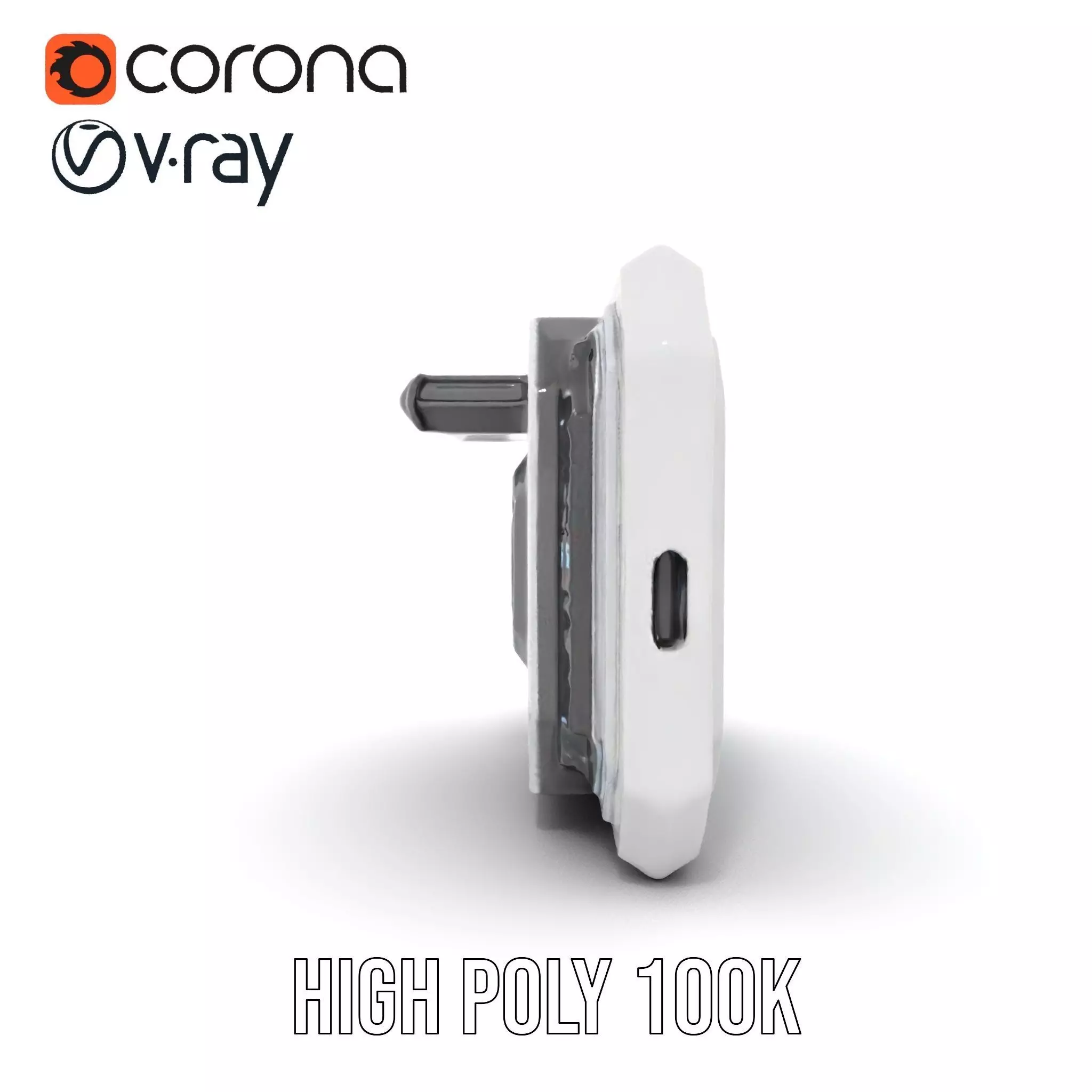 Futuristic Control Panel model pack Low-poly 3D model_24