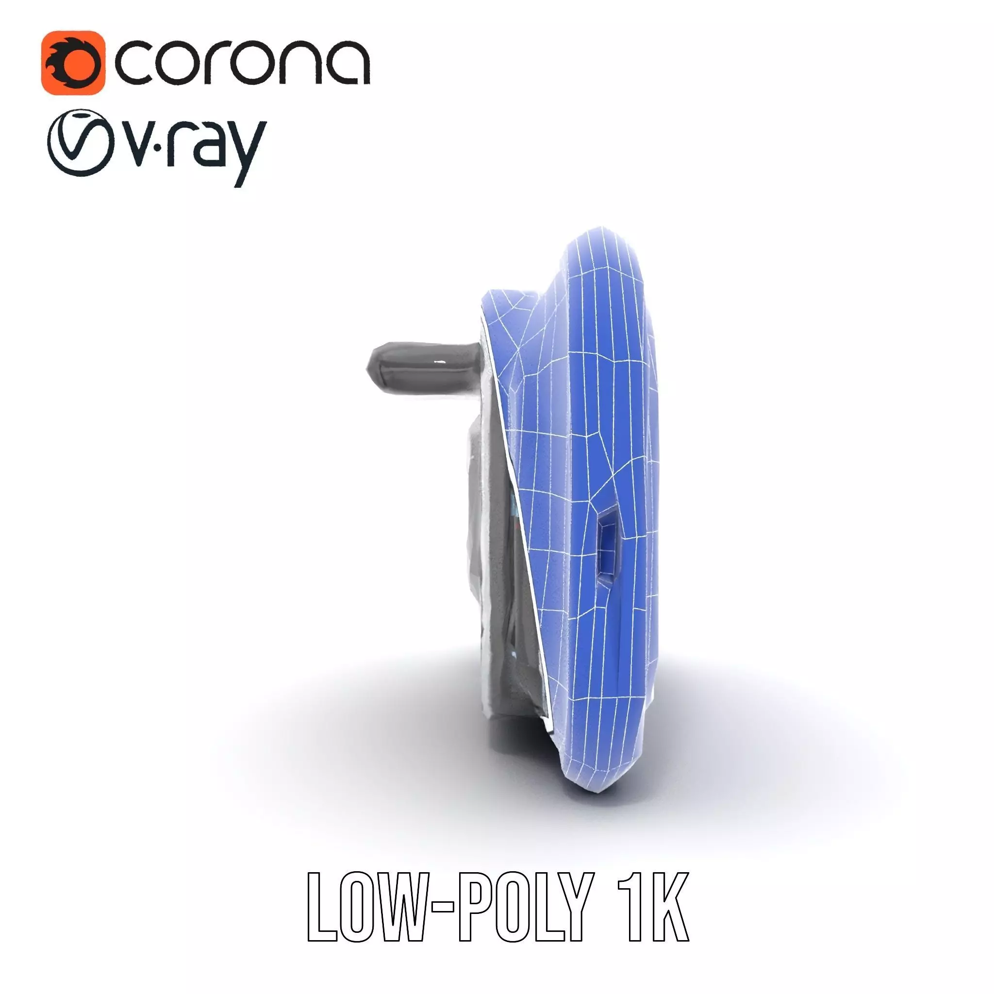 Futuristic Control Panel model pack Low-poly 3D model_28