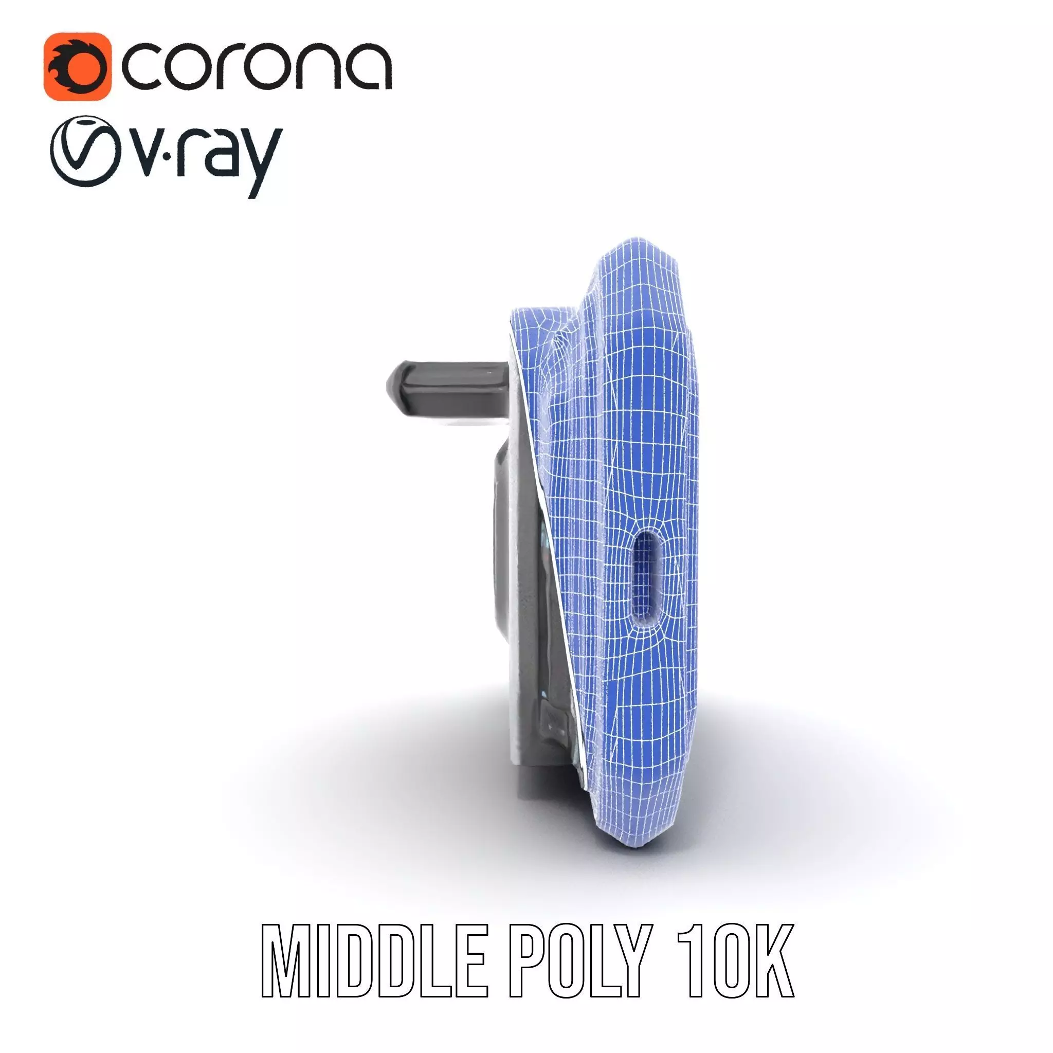 Futuristic Control Panel model pack Low-poly 3D model_30