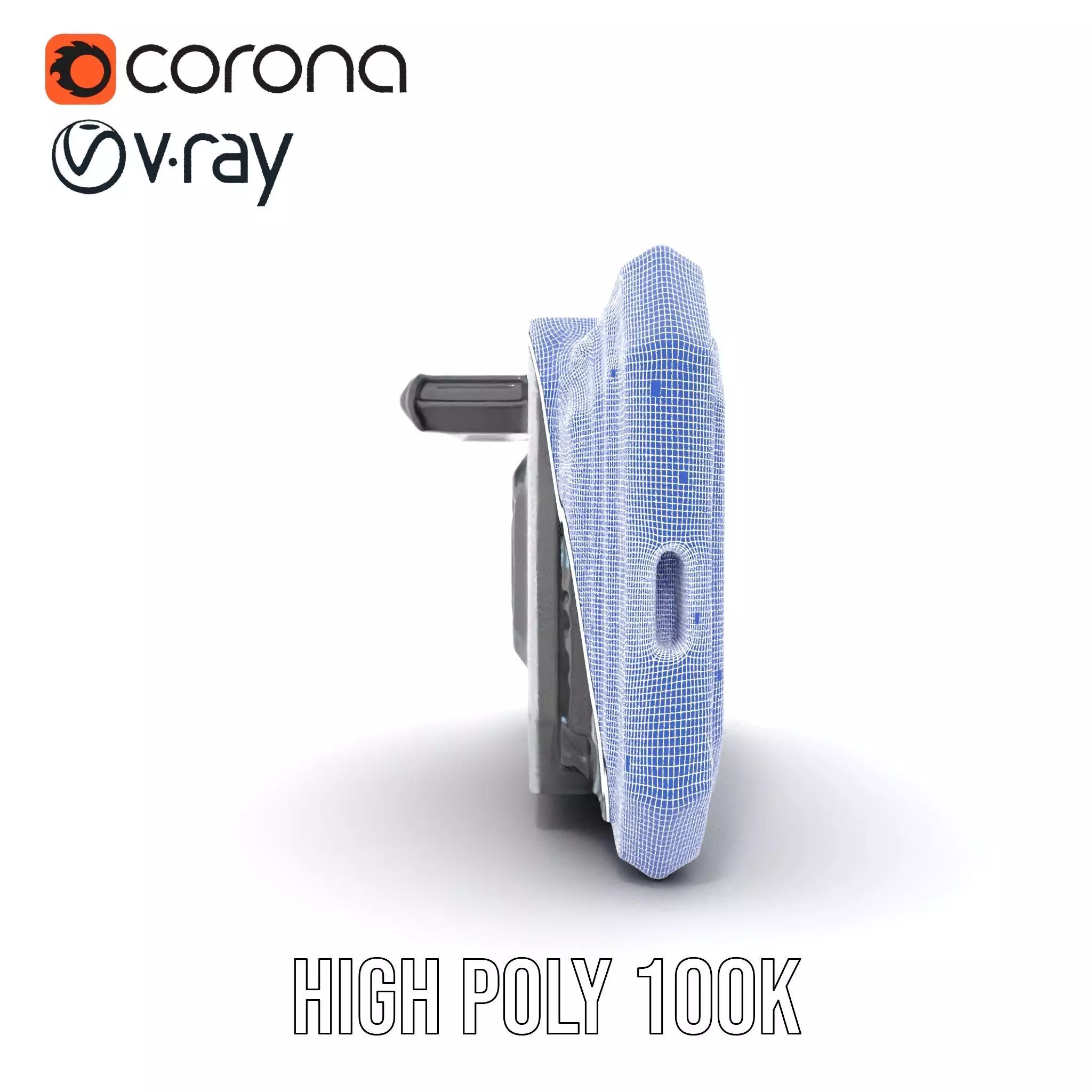 Futuristic Control Panel model pack Low-poly 3D model_34