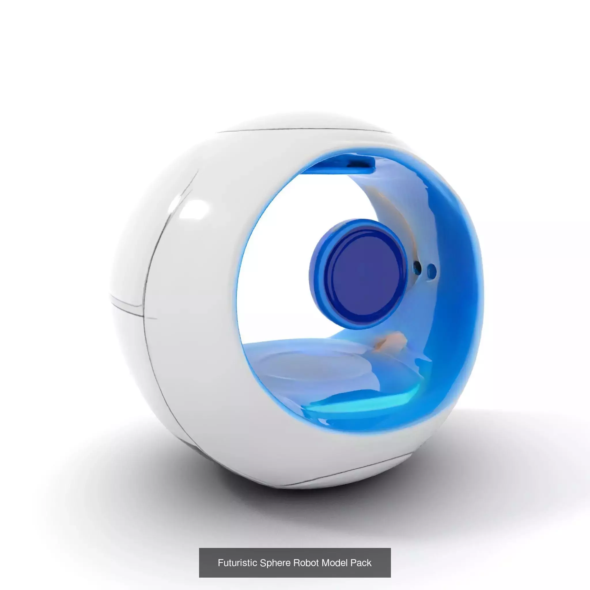 Futuristic AI Interfaces Pack 3D Model Collection_32