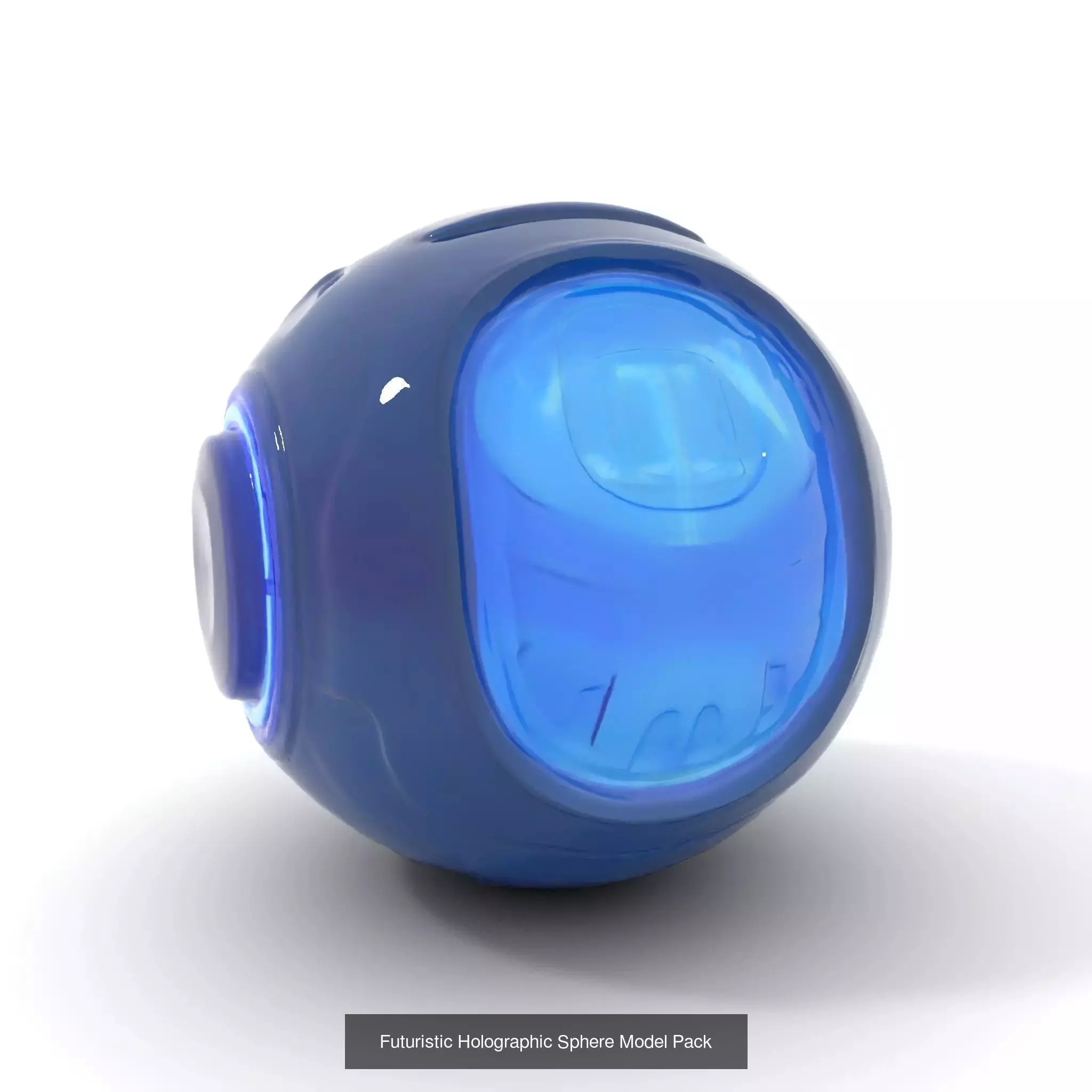 Futuristic AI Interfaces Pack 3D Model Collection_33