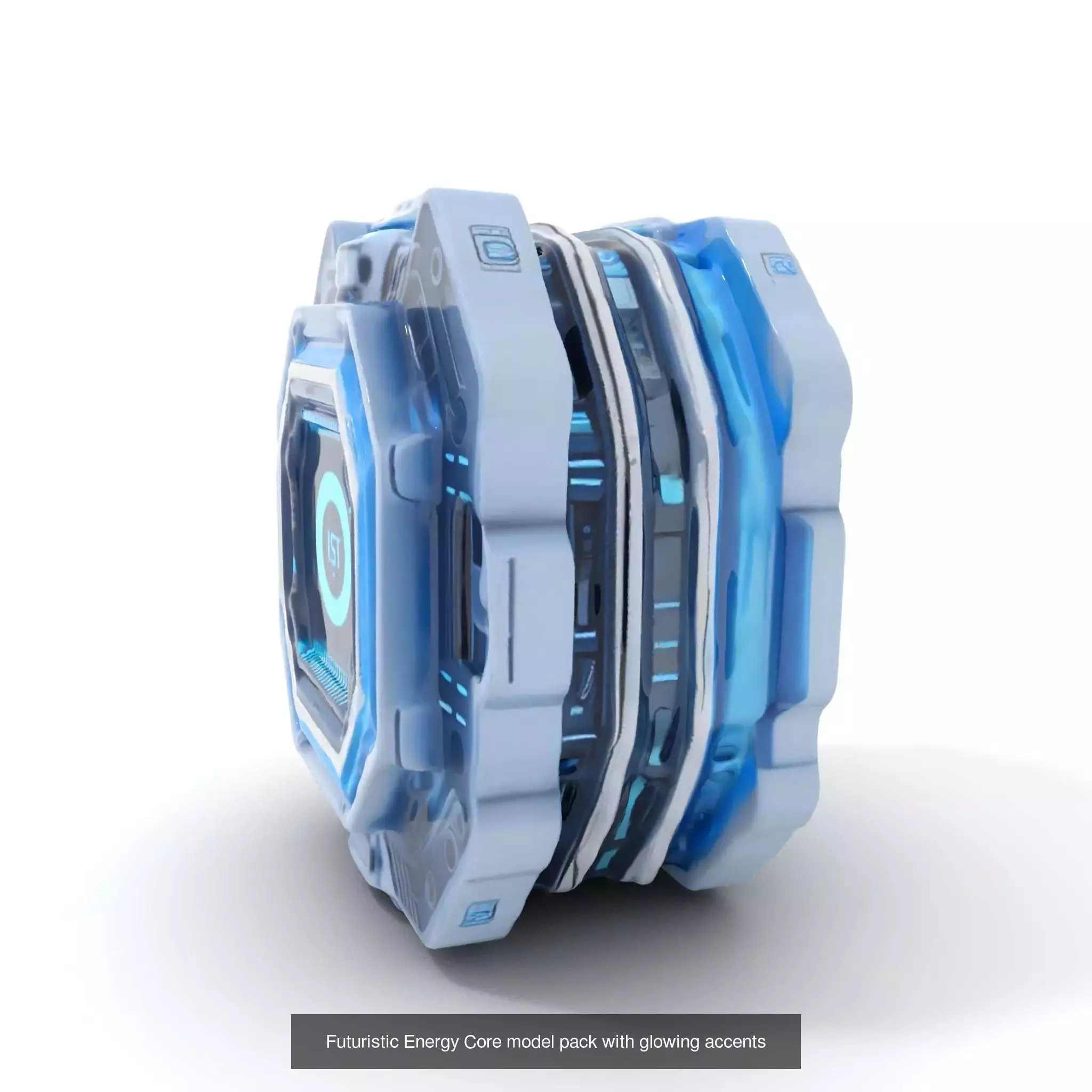 Futuristic AI Interfaces Pack 3D Model Collection_25