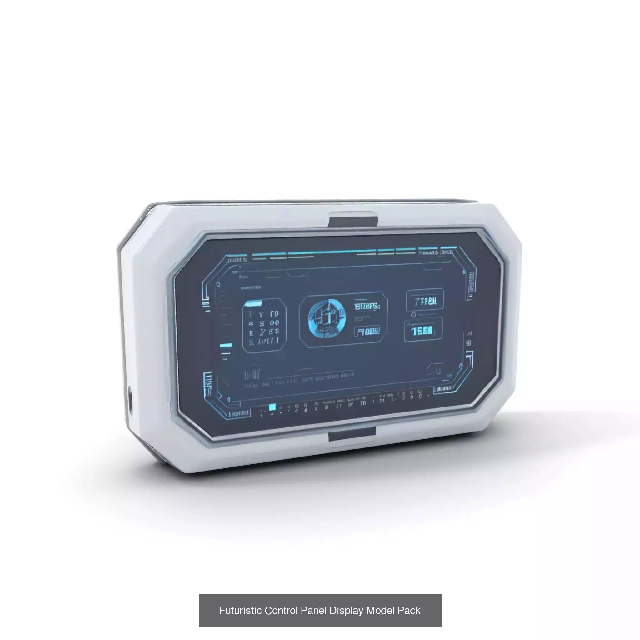 Advanced SciFi Medical Wall Modules 3D Model Collection_72