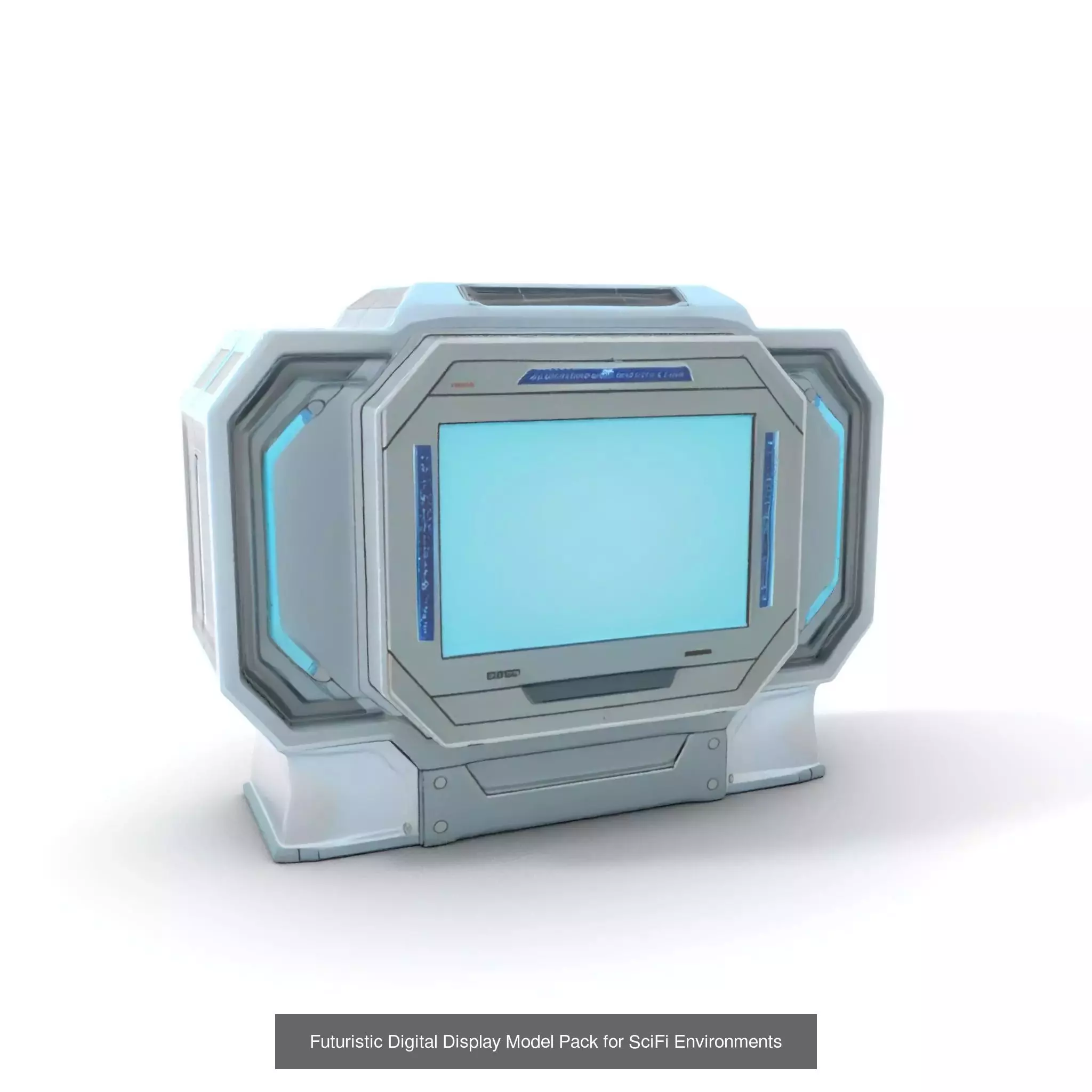 Advanced SciFi Medical Wall Modules 3D Model Collection_66