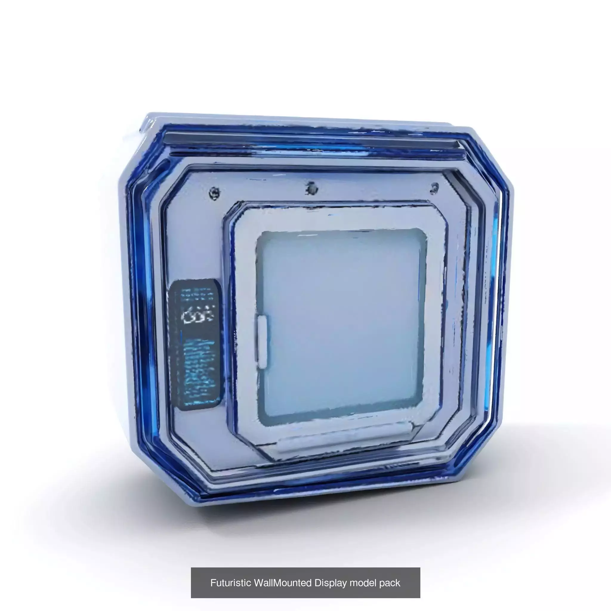 Advanced SciFi Medical Wall Modules 3D Model Collection_49