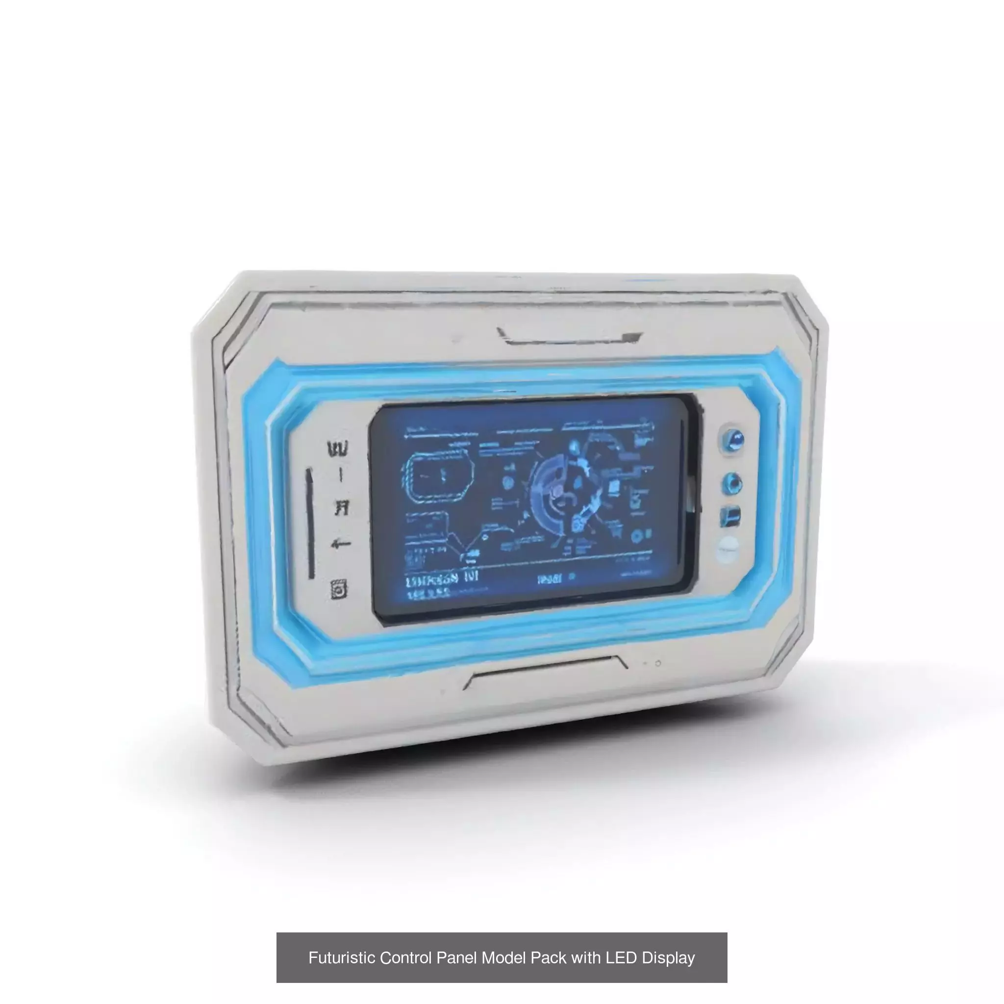 Advanced SciFi Medical Wall Modules 3D Model Collection_70