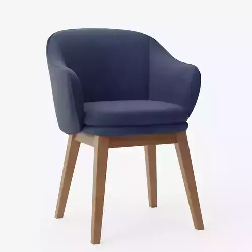 Wayne Dining Arm Chair 3D model