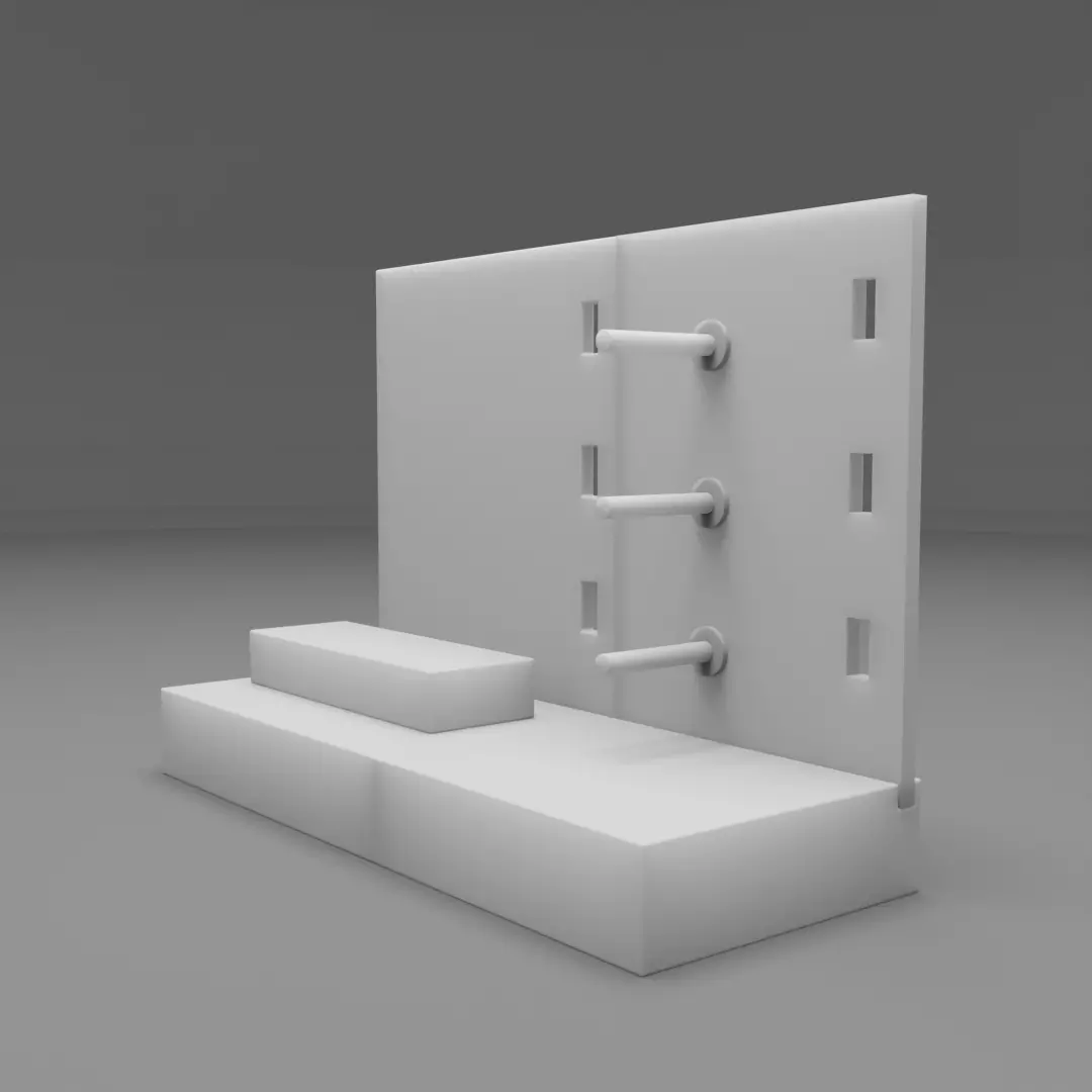 Eyeglasses display 3D print model