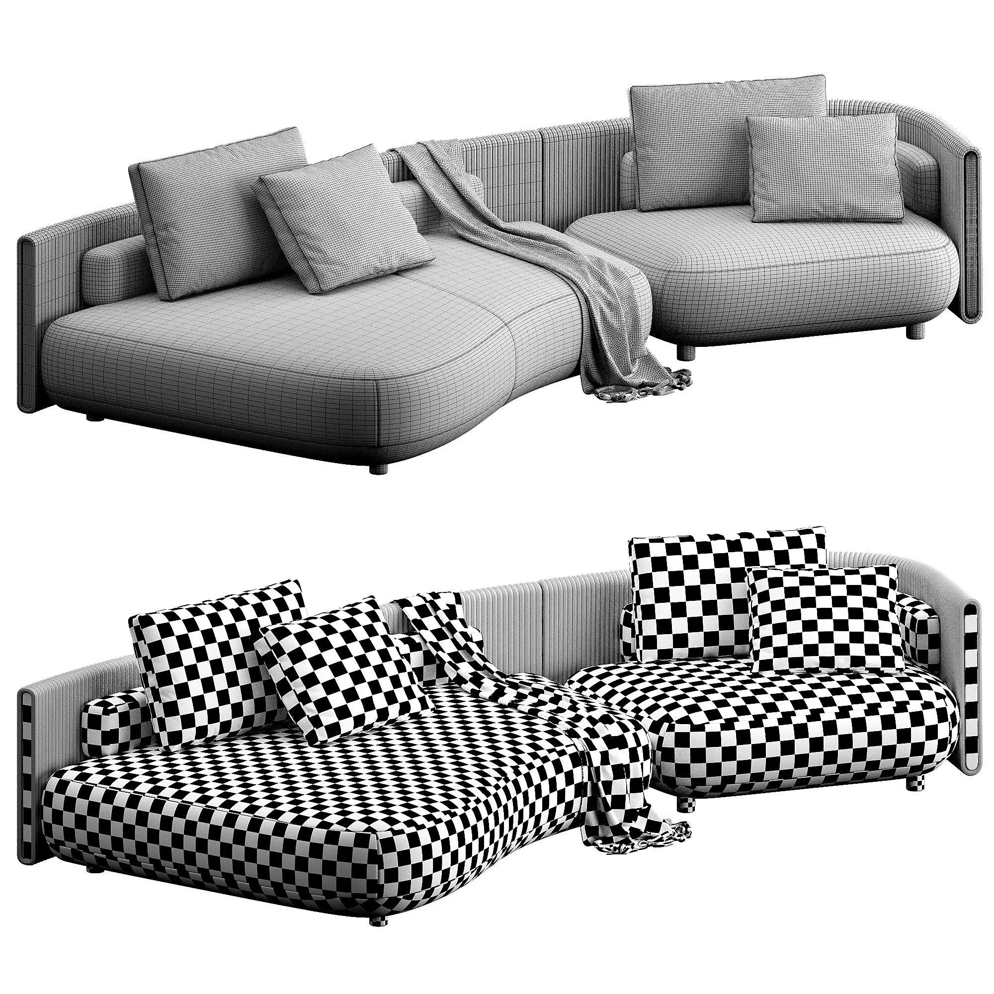 Bezier Cord Outdoor 3D model_6