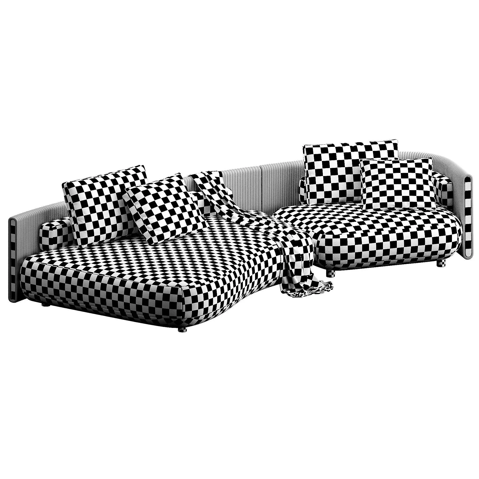 Bezier Cord Outdoor 3D model_7