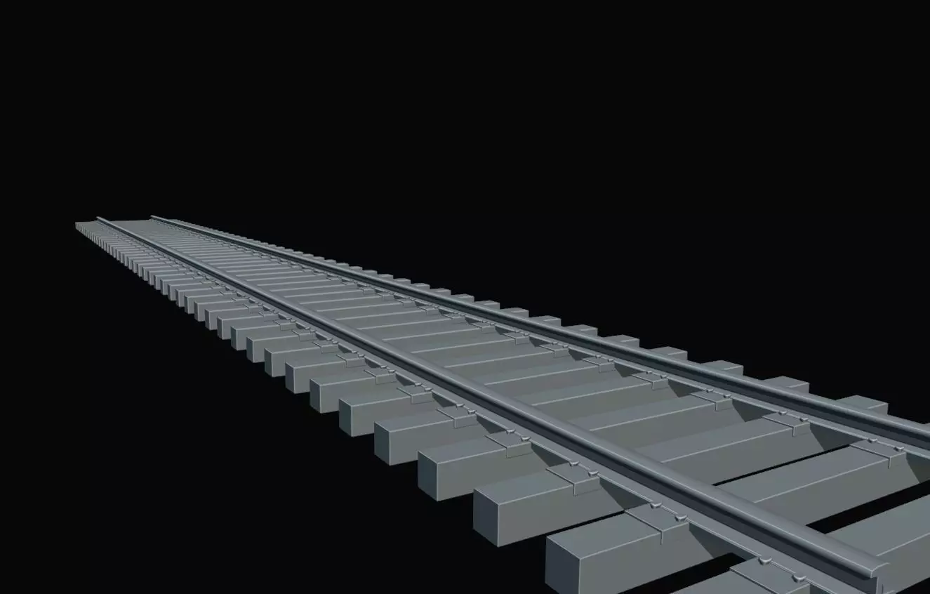 4-8-4 Fully Rigged and PBR Textured 1900s Steam Train Locomotive 3D model_31
