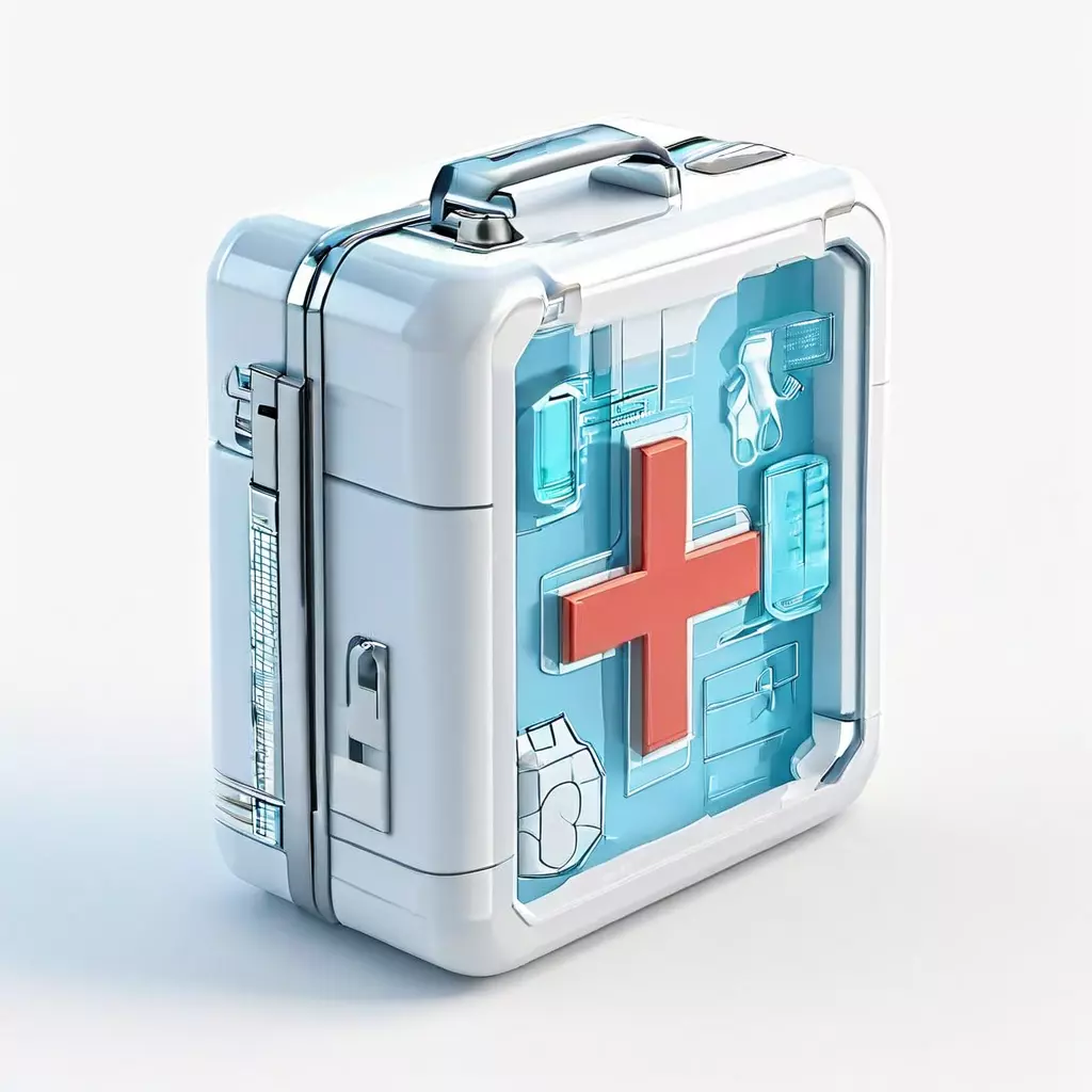 SciFi Medical Kit 3D Model Low-poly 3D model_0