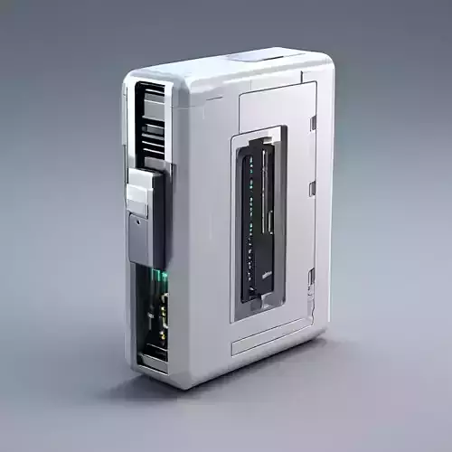 SciFi Futuristic Cassette Tape