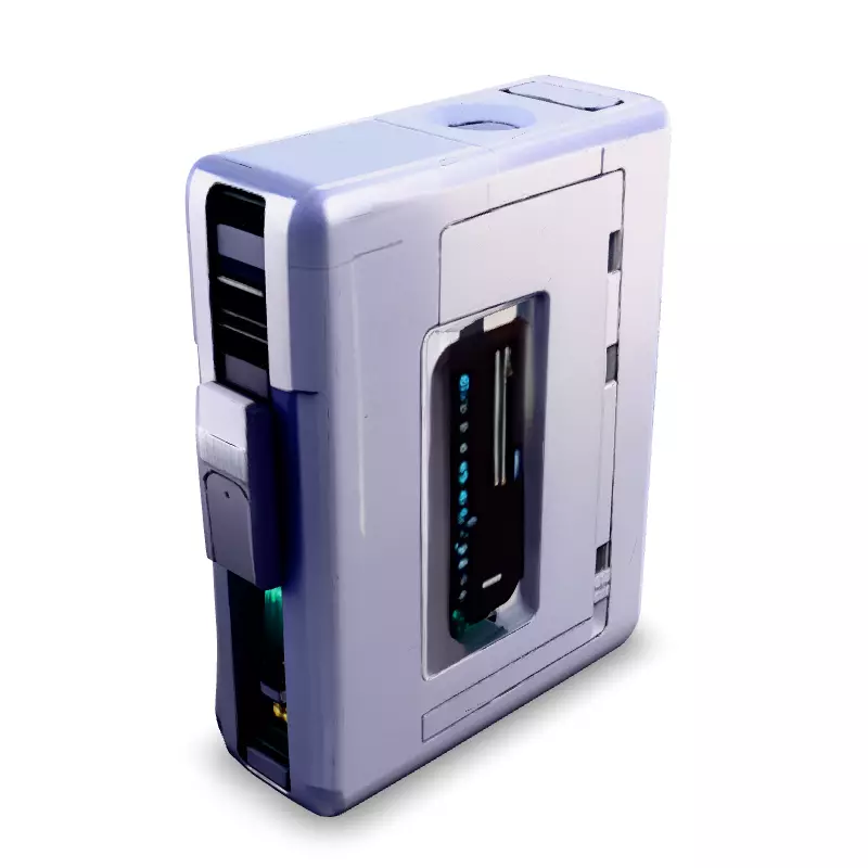 SciFi Futuristic Cassette Tape Low-poly 3D model_1