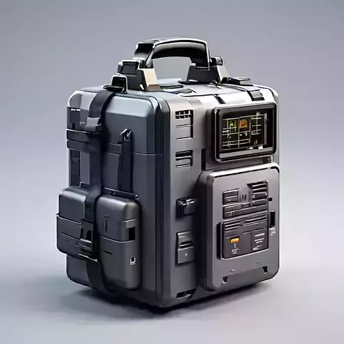 SciFi Utility Backpack HighTech Design