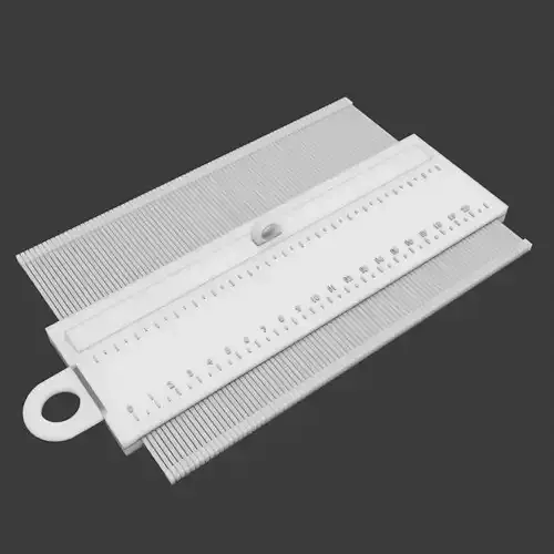 Angle Protractor with Sliding cursor - Precision Measuring tool 3D print model