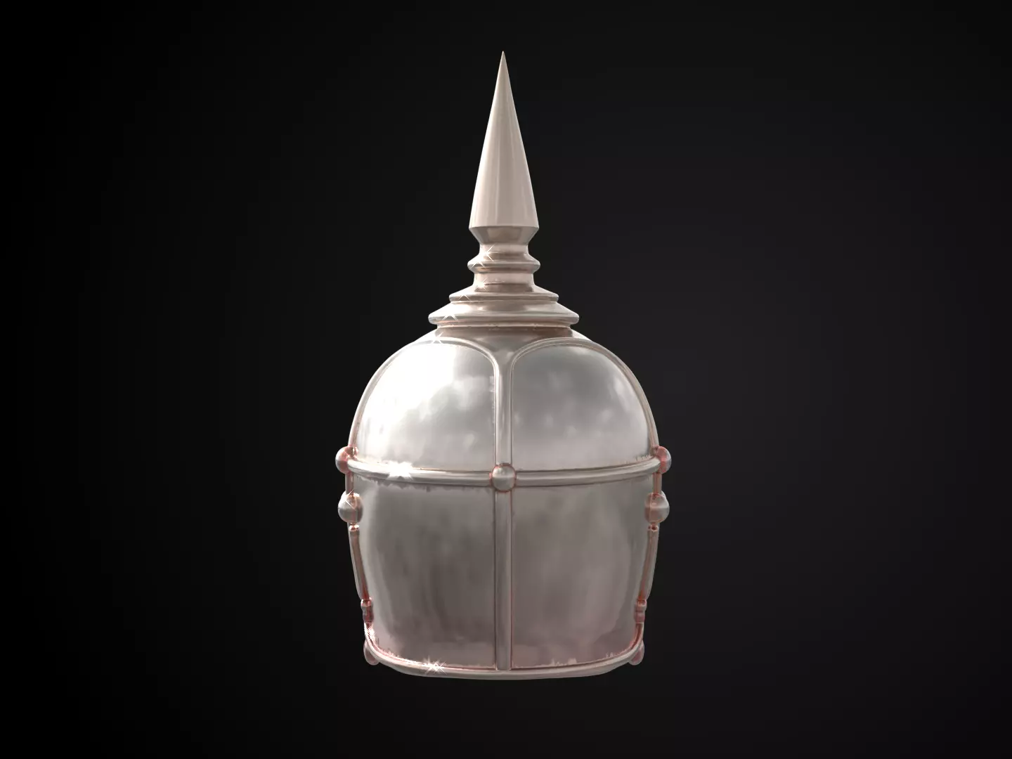 Stylized Medieval Helmet - Crownward Sentinel Free 3D print model_6