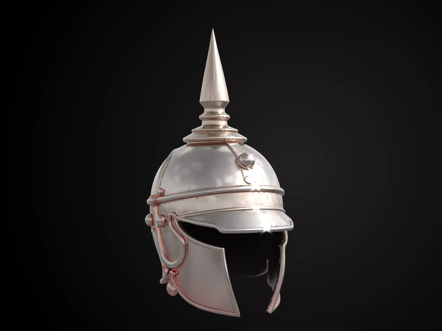 Stylized Medieval Helmet - Crownward Sentinel Free 3D print model_1