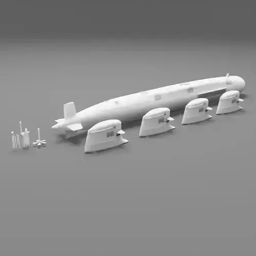 Riachuelo-class submarines - 3D pPrintable model