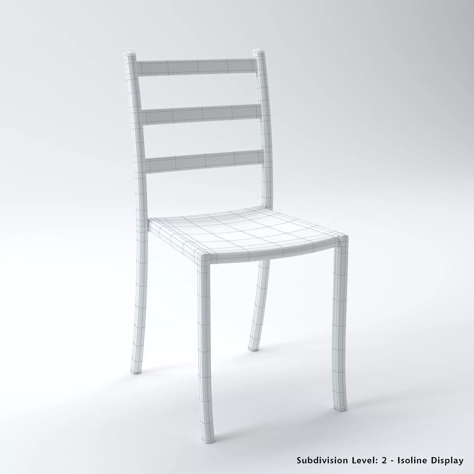 Acrylic Chair 3D model_6