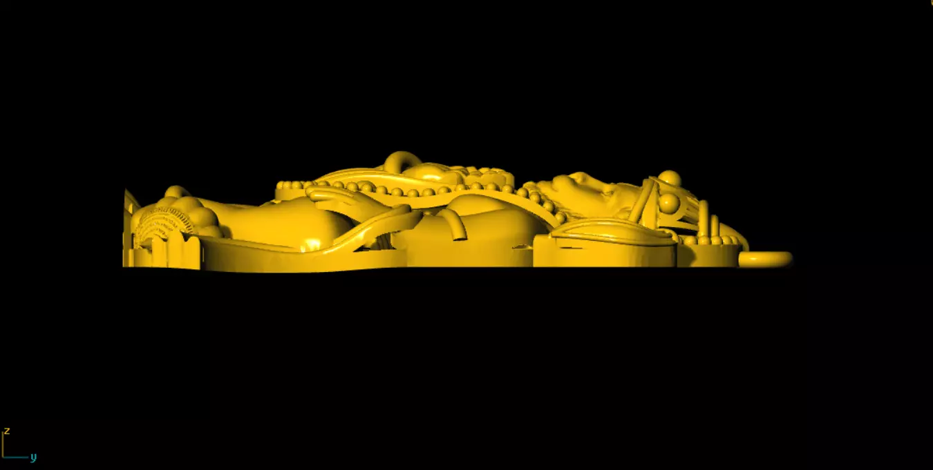 HANUMAN PENDANT 3D print model_1