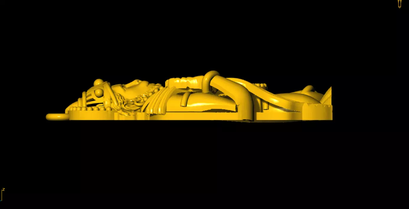 HANUMAN PENDANT 3D print model_2