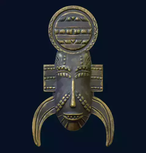 Vietnamese Traditional Mask 3D file STL 02 3D print model