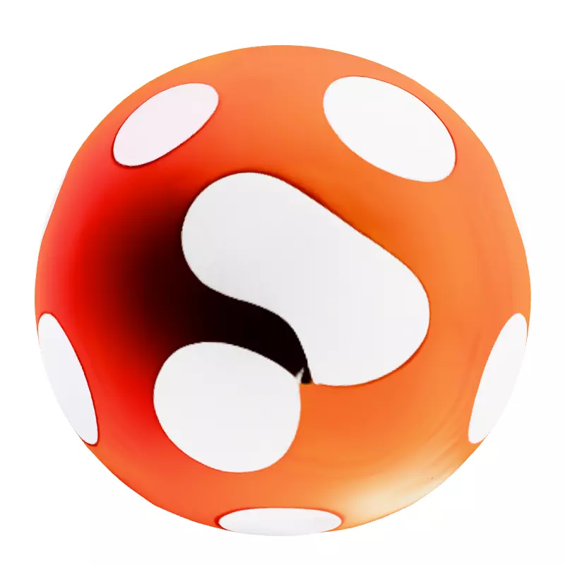 Cute Cartoon Mushroom Character Model Low-poly 3D model_7