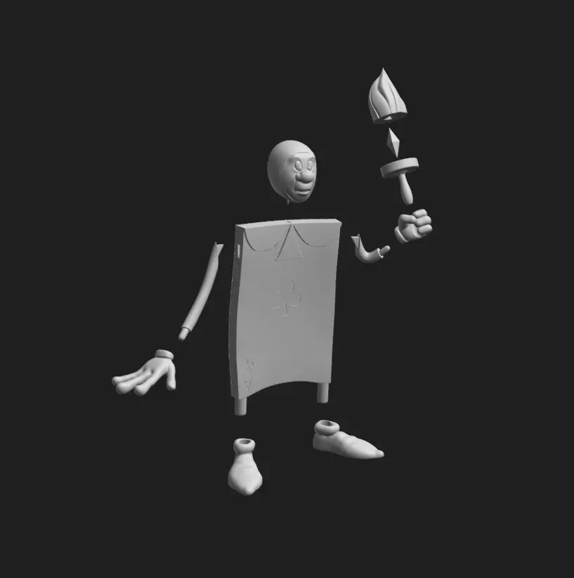 Wonder Land Card 3D print model_5