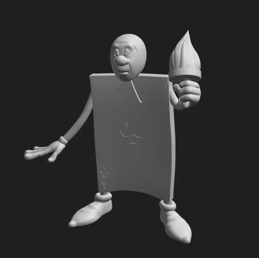 Wonder Land Card 3D print model_0